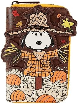 Loungefly Peanuts Snoopy Scarecrow Zip Wallet Standard : Amazon.ca